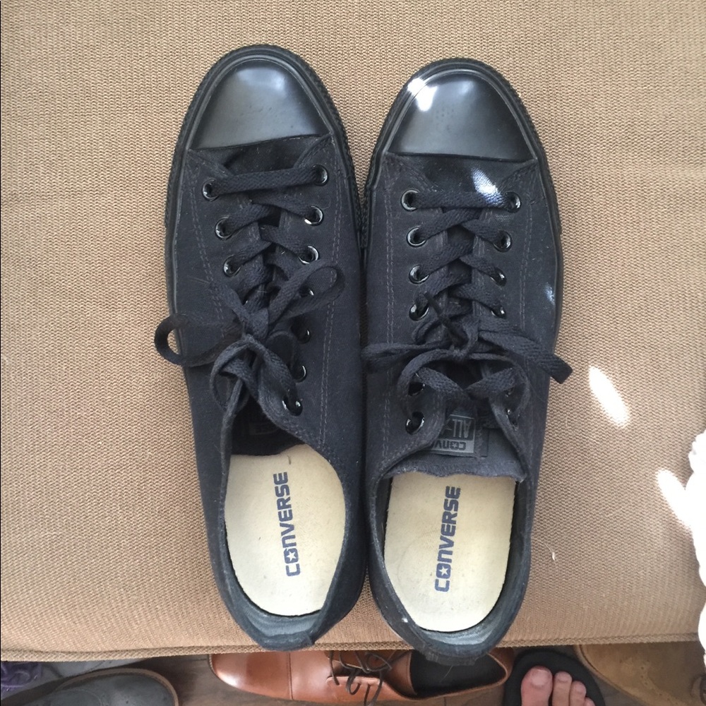 NWOT All Black Converse Chuck Taylor’s